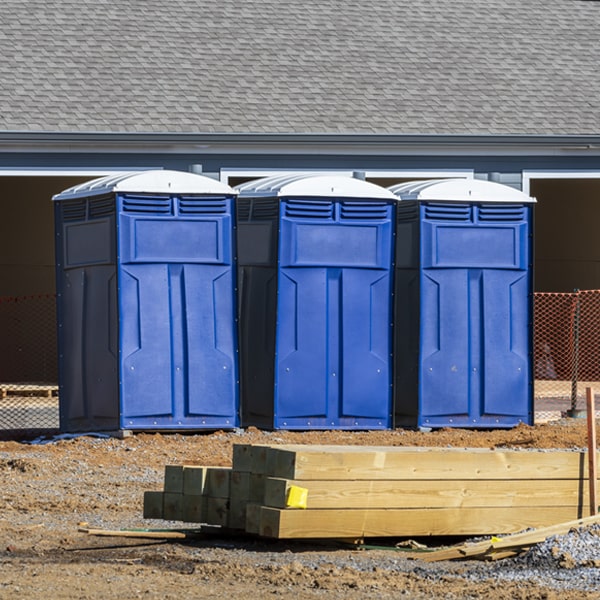 how can i report damages or issues with the portable toilets during my rental period in Kearny New Jersey